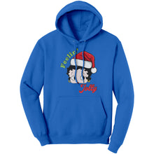 Load image into Gallery viewer, Feeling Jolly Hoodie, Betty Boop Christmas Hoodie, Unique Holiday Gift for Her, Women's Christmas Sweater, Betty Boop Hoodie, Womens Hoodie