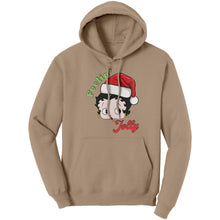 Load image into Gallery viewer, Feeling Jolly Hoodie, Betty Boop Christmas Hoodie, Unique Holiday Gift for Her, Women's Christmas Sweater, Betty Boop Hoodie, Womens Hoodie