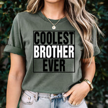 Load image into Gallery viewer, Comfort Colors Big Brother Shirt, Coolest Brother Ever Shirt, Brother Tshirt, Mens Clothing, Family Shirt, Graphic Tees, Christmas Gifts