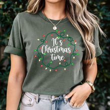 Load image into Gallery viewer, It's Christmas Time Shirt, Merry Christmas T-Shirt, Christmas Lights Shirt, Christmas Lights T-Shirt, Christmas Shirt, Christmas Gift