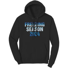 Load image into Gallery viewer, Freezing Season Hoodie, Cute Winter Sweater, Christmas Hoodie, Freezing Season 2024 Hoodie, Christmas Sweater Christmas Gifts Hoodie For Her