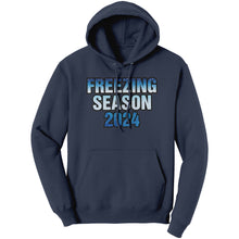 Load image into Gallery viewer, Freezing Season Hoodie, Cute Winter Sweater, Christmas Hoodie, Freezing Season 2024 Hoodie, Christmas Sweater Christmas Gifts Hoodie For Her