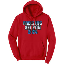 Load image into Gallery viewer, Freezing Season Hoodie, Cute Winter Sweater, Christmas Hoodie, Freezing Season 2024 Hoodie, Christmas Sweater Christmas Gifts Hoodie For Her