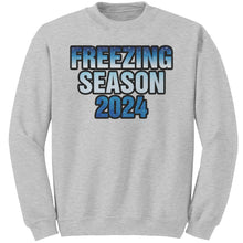 Load image into Gallery viewer, Freezing Season Sweatshirt, Cute Winter Sweatshirt, Christmas Sweatshirt, Freezing Season 2024 Shirt, Christmas Gifts, Holiday Sweatshirt