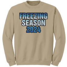 Load image into Gallery viewer, Freezing Season Sweatshirt, Cute Winter Sweatshirt, Christmas Sweatshirt, Freezing Season 2024 Shirt, Christmas Gifts, Holiday Sweatshirt