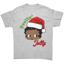 Load image into Gallery viewer, Funny Christmas Shirt, Feeling Jolly Shirt, Christmas Betty Boop Shirt Christmas Gifts Cute Betty Boop Tshirt, Christmas Womens Clothing