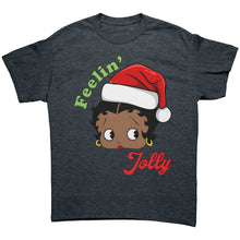 Load image into Gallery viewer, Funny Christmas Shirt, Feeling Jolly Shirt, Christmas Betty Boop Shirt Christmas Gifts Cute Betty Boop Tshirt, Christmas Womens Clothing