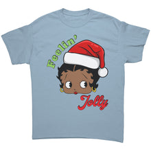 Load image into Gallery viewer, Funny Christmas Shirt, Feeling Jolly Shirt, Christmas Betty Boop Shirt Christmas Gifts Cute Betty Boop Tshirt, Christmas Womens Clothing