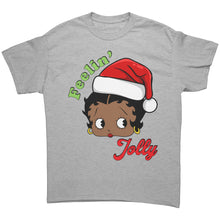 Load image into Gallery viewer, Funny Christmas Shirt, Feeling Jolly Shirt, Christmas Betty Boop Shirt Christmas Gifts Cute Betty Boop Tshirt, Christmas Womens Clothing