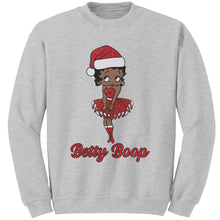 Load image into Gallery viewer, Funny Christmas Sweater Betty Boop Graphic Sweatshirt Christmas Gifts For Her Christmas Party Cute Betty Boop Sweatshirt Santa Sweatshirt