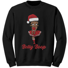 Load image into Gallery viewer, Funny Christmas Sweater Betty Boop Graphic Sweatshirt Christmas Gifts For Her Christmas Party Cute Betty Boop Sweatshirt Santa Sweatshirt