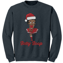 Load image into Gallery viewer, Funny Christmas Sweater Betty Boop Graphic Sweatshirt Christmas Gifts For Her Christmas Party Cute Betty Boop Sweatshirt Santa Sweatshirt