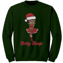 Load image into Gallery viewer, Funny Christmas Sweater Betty Boop Graphic Sweatshirt Christmas Gifts For Her Christmas Party Cute Betty Boop Sweatshirt Santa Sweatshirt
