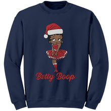 Load image into Gallery viewer, Funny Christmas Sweater Betty Boop Graphic Sweatshirt Christmas Gifts For Her Christmas Party Cute Betty Boop Sweatshirt Santa Sweatshirt