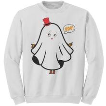 Load image into Gallery viewer, Funny Halloween Ghost Comfort Colors Sweatshirt, Cute Ghost Sweatshirt, Womens Halloween Sweatshirt, Spooky Sweatshirt, Halloween Gift