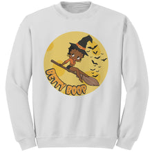 Load image into Gallery viewer, Funny Witchy Vibes Betty Boop Halloween Sweatshirt, Spooky Season Sweatshirt Halloween Gift For Her Halloween Party Sweatshirt Halloween Boo