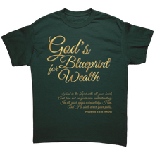 Load image into Gallery viewer, God_Christ_Shirt_Religious_Print_T-shir_Forest_Green_Mockup.png