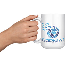 Load image into Gallery viewer, Gormat 15oz. White Mug Lefty-Righty