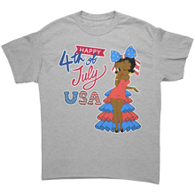 Load image into Gallery viewer, Happy_4th_of_July_Shirt_Betty_Boop_Black_Sport_Grey_Front_Mockup.png