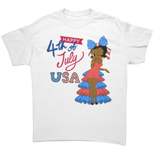 Load image into Gallery viewer, Happy_4th_of_July_Shirt_Betty_Boop_Black_White_Front_Mockup.png