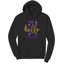 Load image into Gallery viewer, Happy New Year Hoodie, Hello 2025 Hoodie, New Year Hoodie, New Year 2025 Family Hoodie, Holiday Gift Christmas Hoodie Christmas Gift For Her
