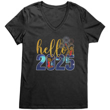 Load image into Gallery viewer, Happy New Year Shirt, Hello 2025 Shirt, Betty Boop Vneck, Betty Boop Shirt Happy New Year 2025 Tshirt Christmas Shirt Christmas Gift For Her