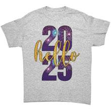 Load image into Gallery viewer, Hello 2025 Shirt, New Year Tshirt, New Year 2025 Shirt, New Year Design Shirt, New Year Family Shirt, Holiday Shirt, Christmas Gift
