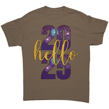 Load image into Gallery viewer, Hello 2025 Shirt, New Year Tshirt, New Year 2025 Shirt, New Year Design Shirt, New Year Family Shirt, Holiday Shirt, Christmas Gift
