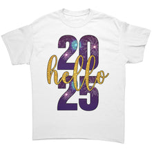 Load image into Gallery viewer, Hello 2025 Shirt, New Year Tshirt, New Year 2025 Shirt, New Year Design Shirt, New Year Family Shirt, Holiday Shirt, Christmas Gift