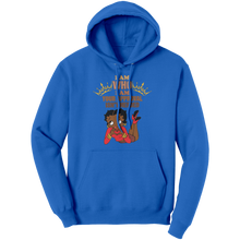 Load image into Gallery viewer, I_Am_Who_I_Am_Hoodie_Betty_Boop_Hoodie_Royal_Front_Mockup.png