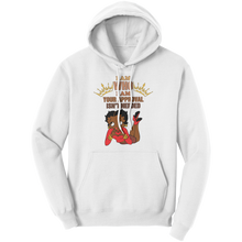 Load image into Gallery viewer, I_Am_Who_I_Am_Hoodie_Betty_Boop_Hoodie_White_Front_Mockup.png