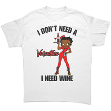 Load image into Gallery viewer, I Dont Need a Valentine Shirt, Cute Valentine Tshirt, Betty Boop Valentine Womens Clothing, Valentines Day Gift, Valentine Gift For Her