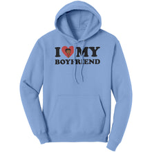 Load image into Gallery viewer, I Love My Boyfriend Hoodie, Cute Valentine Hoodie I Heart My Boyfriend Hoodie Valentines Day Hoodie Valentines Gift For Her Anniversary Gift