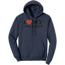 Load image into Gallery viewer, I Love My Girlfriend Hoodie, Valentine Hoodie, I Heart My Girlfriend Hoodie, Valentine's Day Hoodie, Valentines Gift For Boyfriend Hoodie
