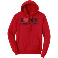 Load image into Gallery viewer, I Love My Girlfriend Hoodie, Valentine Hoodie, I Heart My Girlfriend Hoodie, Valentine's Day Hoodie, Valentines Gift For Boyfriend Hoodie