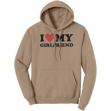 Load image into Gallery viewer, I Love My Girlfriend Hoodie, Valentine Hoodie, I Heart My Girlfriend Hoodie, Valentine's Day Hoodie, Valentines Gift For Boyfriend Hoodie