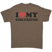 Load image into Gallery viewer, I Love My Girlfriend Shirt, Valentine Shirt, I Heart My Girlfriend Shirt, Valentine's Day Tshirt, Valentines Gift For Boyfriend Shirt Unisex