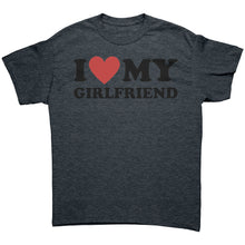 Load image into Gallery viewer, I Love My Girlfriend Shirt, Valentine Shirt, I Heart My Girlfriend Shirt, Valentine's Day Tshirt, Valentines Gift For Boyfriend Shirt Unisex