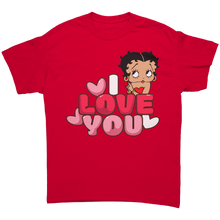 Load image into Gallery viewer, I_Love_You_Betty_Boop_Shirt_Cute_Betty__Red_Front_Mockup.png
