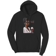 Load image into Gallery viewer, Im_The_Priority_Hoodie_Valentines_Hood_Black_Front_Mockup.png