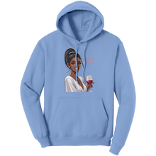 Load image into Gallery viewer, Im_The_Priority_Hoodie_Valentines_Hood_Light_Blue_Front_Mockup.png
