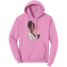 Load image into Gallery viewer, Im_The_Priority_Hoodie_Valentines_Hood_Light_Pink_Front_Mockup.png