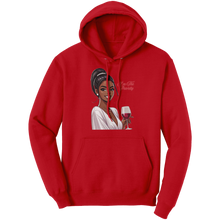 Load image into Gallery viewer, Im_The_Priority_Hoodie_Valentines_Hood_Red_Front_Mockup.png
