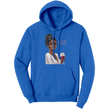Load image into Gallery viewer, Im_The_Priority_Hoodie_Valentines_Hood_Royal_Front_Mockup.png