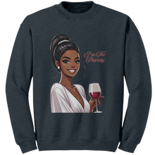 Load image into Gallery viewer, Im_The_Priority_Sweatshirt_Valentines__Dark_Heather_Mockup.png