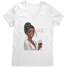Load image into Gallery viewer, Im_The_Priority_Vneck_Cute_Valentines__Bright_White_Mockup.png