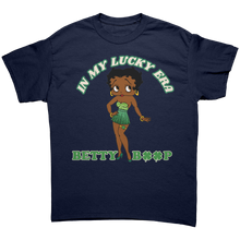 Load image into Gallery viewer, In_My_Lucky_Era_Shirt_Betty_Boop_Shirt_Navy_Front_Mockup.png