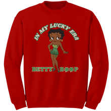 Load image into Gallery viewer, In_My_Lucky_Era_Sweatshirt_Betty_Boop_S_Red_Mockup.png