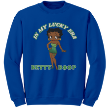 Load image into Gallery viewer, In_My_Lucky_Era_Sweatshirt_Betty_Boop_S_Royal_Mockup.png