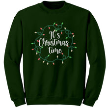 Load image into Gallery viewer, It's Christmas Time Sweatshirt, Merry Christmas Sweatshirt, Cute Christmas Sweatshirt, Christmas Present, Christmas Gifts, Black Friday Sale